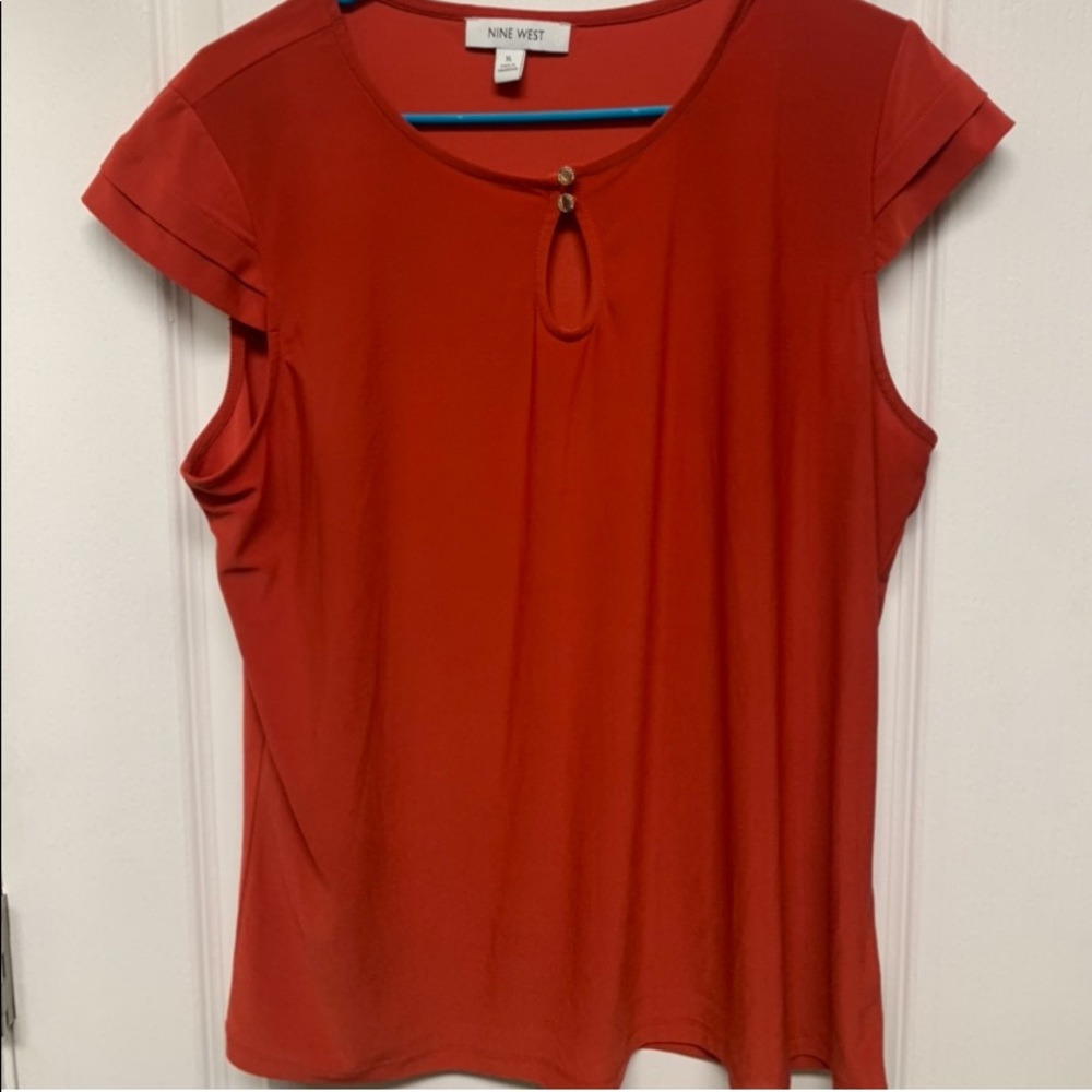 Orange blouse